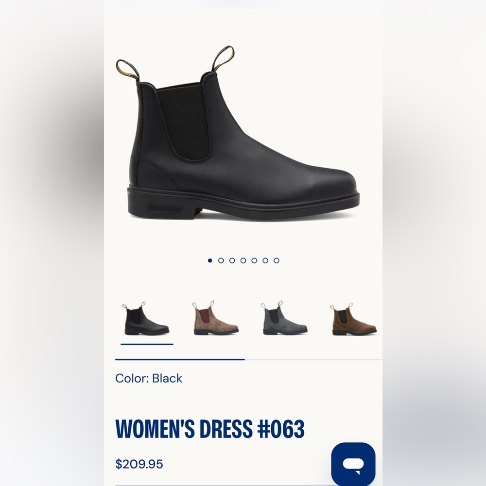 Blundstone women’s dress #063